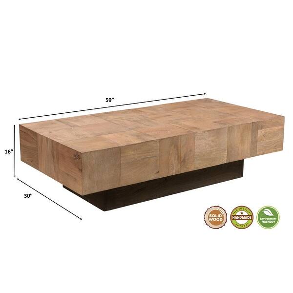 Caden Modern Solid Wood Coffee Table Bed Bath & Beyond 31785386
